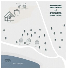 vanasauna guesthouse map